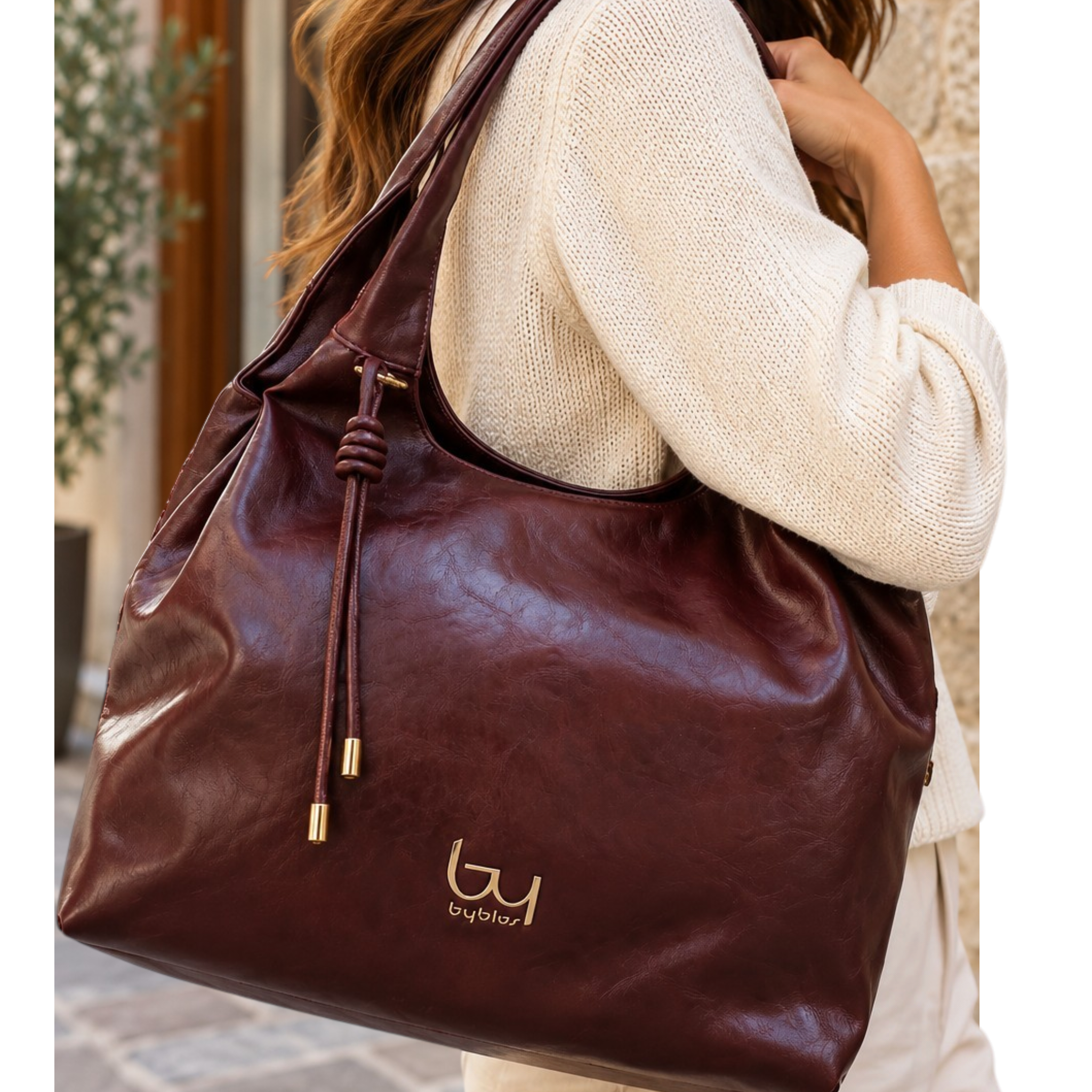 BORSA BYBLOS COLOR BORDEAUX